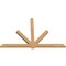 Ekena Millwork Kennewick Timber Gable Bracket, Western Red Cedar, 108"W x 72"H x 3 1/2"D x 5 1/2"F, 16/12 Pitch GBW108X72X0406KEN00SWR - alternate 4